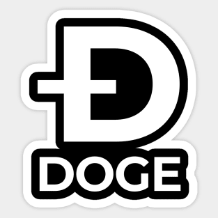 DOGE COIN LOGO Sticker